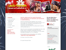Tablet Screenshot of lausitz-feuerwerk.de